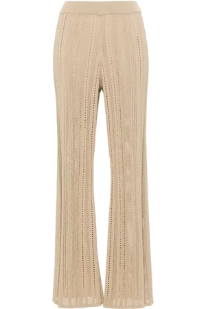 By Malene Birger Kiraz flared gebreide broek