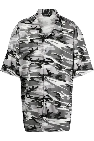 Balenciaga Overhemd met camouflageprint