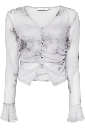 B+AB Vest met bloemenprint