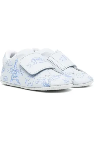 Kenzo Leren sneakers met klittenband