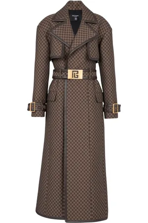 Balmain Doorzichtige jas