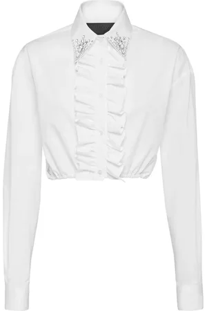 Philipp Plein Blouse met ruches