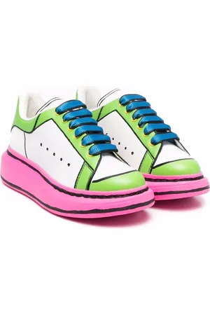 Alexander McQueen Sneakers met colourblocking