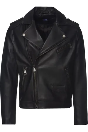 Karl Lagerfeld Leren bikerjack