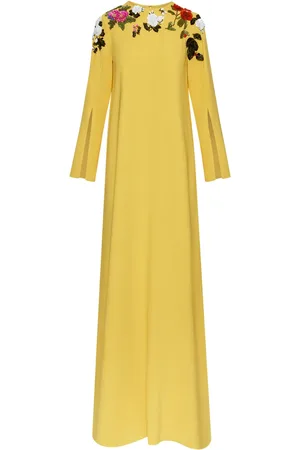 Oscar de la Renta Tuniek met geborduurde roos