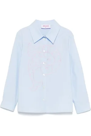 PUCCI Junior Shirt met borduurwerk