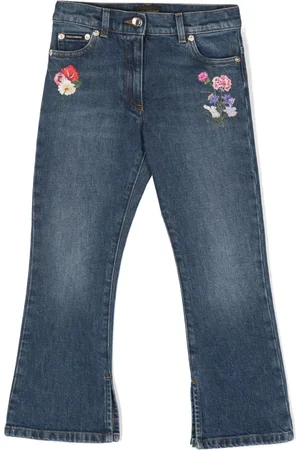 Dolce & Gabbana Jeans met geborduurde bloemen