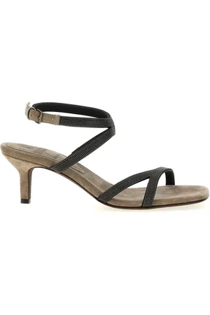 Brunello Cucinelli 60 mm Monile sandalen