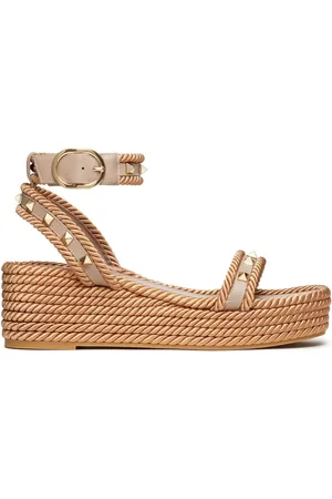 VALENTINO GARAVANI Rockstud sandalen met sleehak