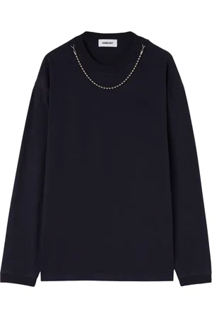 AMBUSH Katoenen sweater verfraaid met ketting