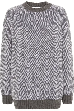 Moschino Trui met chevron patroon
