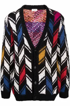Saint Laurent Intarsia vest