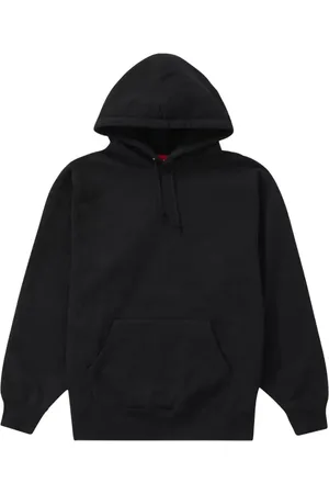 Supreme Hoodie met satijnen applicatie