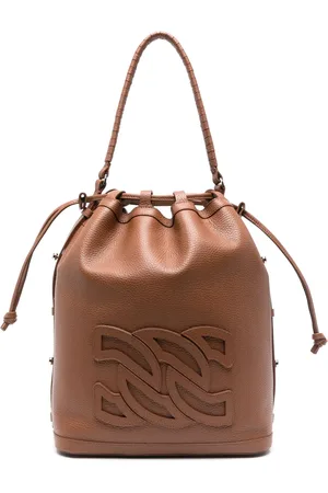 Casadei Leren bucket
