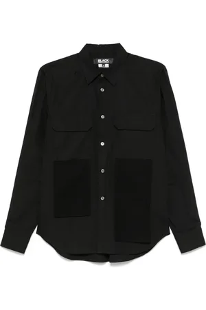 Comme des Garçons Overhemd met gedrapeerd detail