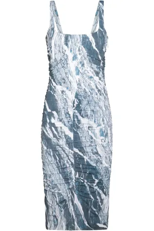 Roberto Cavalli Jurk met marmerprint