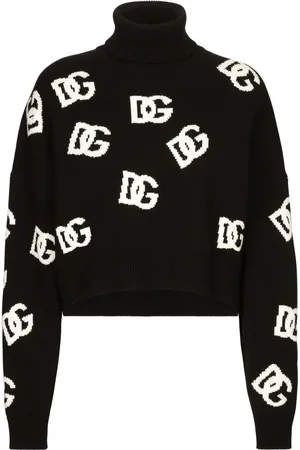 Dolce & Gabbana Intarsia gebreide trui met logo