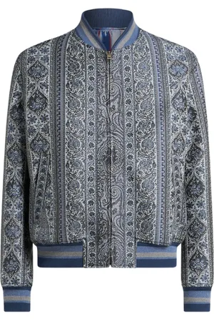 Etro Bomberjack met bloemjacquard