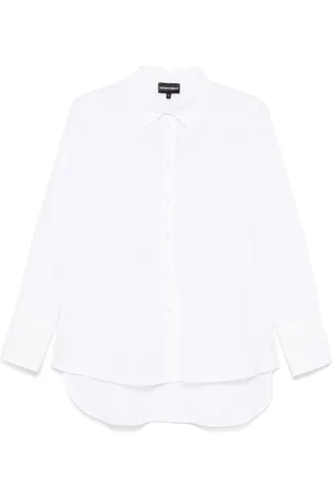 Emporio Armani Blouse met gedrapeerd detail