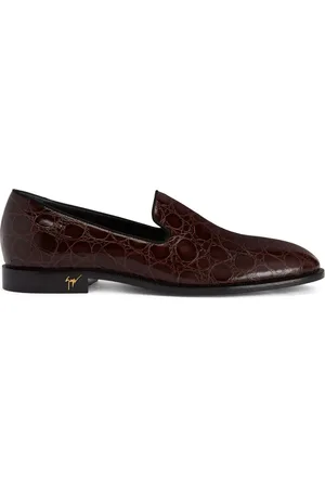 Giuseppe Zanotti Loafers met krokodillenleer