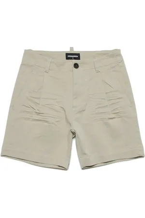 Dsquared2 Shorts van katoenblend met logopatch