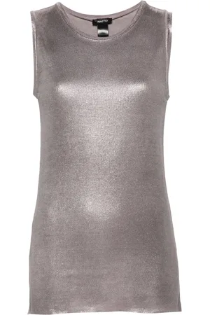 AVANT TOI Lamé tanktop