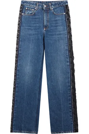 Stella McCartney Straight jeans met kanten vlakken