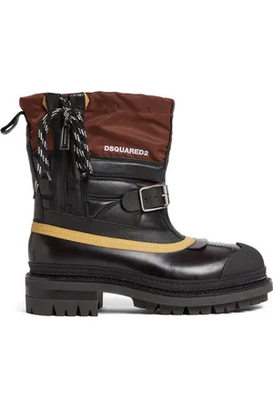 Dsquared2 Enkellaarzen met vlakken