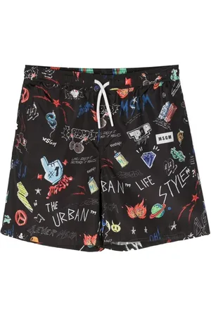 Msgm Zwembroek met print