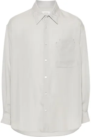 LEMAIRE Lyocell shirt met dubbele zak