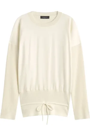 Fabiana Filippi Cropped trui met flanellen voorkant