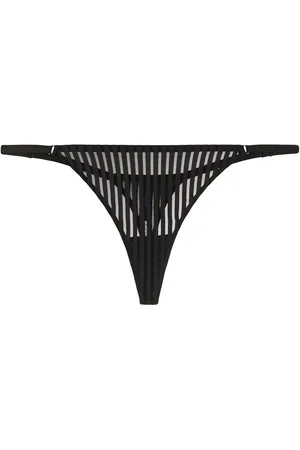 MAISON CLOSE Gestreepte string