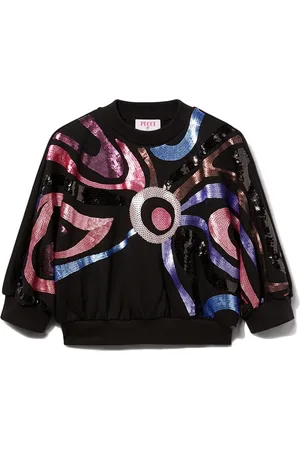 PUCCI Junior Sweater verfraaid met Marmo kralen