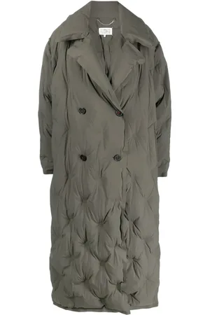 Maison Margiela Mantel met enkele rij knopen