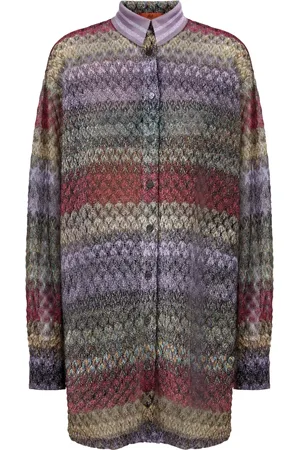 Missoni Lamé gebreid overhemd