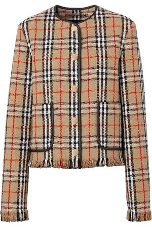 Burberry Kraagloos jack