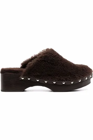 Ancient Greek Sandals 50 mm klompen van schapenleer