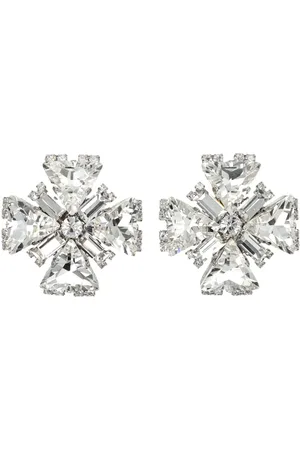 Alessandra Rich Square Cross oorbellen