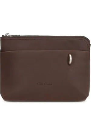 Rick Owens Saddle leren portemonnee