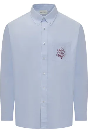 Drôle de Monsieur Overhemd met geborduurd logo