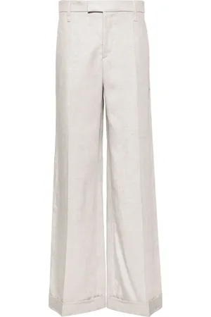 Brunello Cucinelli Broek met wijde pijpen