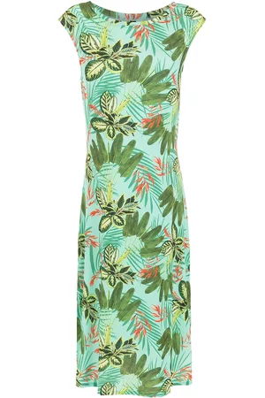 Lygia & Nanny Jurk met tropische print