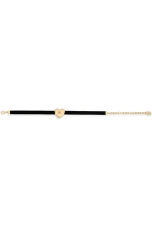 Dolce & Gabbana Fluwelen armband met DG