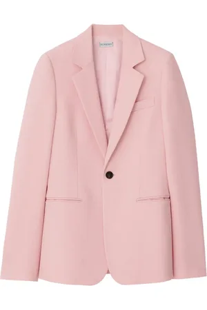 Burberry Wollen blazer met enkele rij knopen