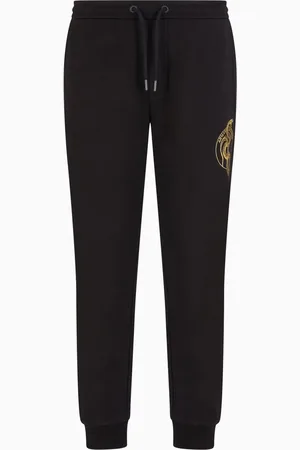 Armani Exchange Katoenen trainingsbroek met geborduurd logo