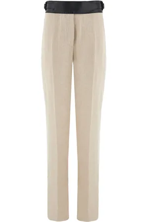 Salvatore Ferragamo Linnen pantalon
