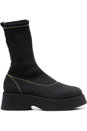 Ganni Retro Flatform enkellaarzen