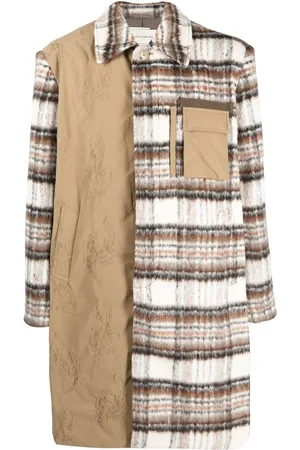 Feng Chen Wang Jas met tartan ruit