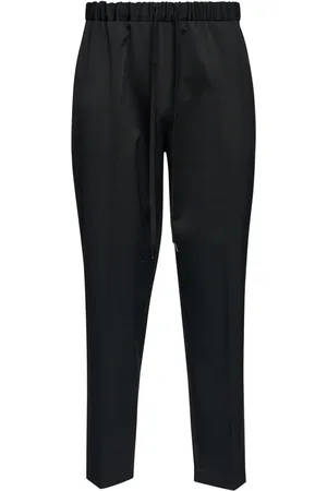 Maison Margiela Wollen pantalon met trekkoord