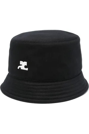 Courrèges Vissershoed met logo